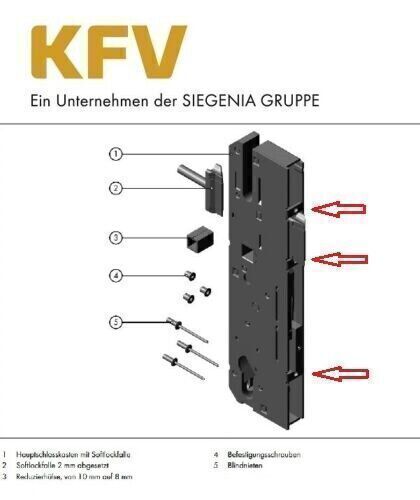 Kfv schlosskasten hauptschloss - schlosskasten,